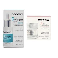 Serum Collagen Vegan + Crema Facial de  Anti Manchas - Babaria